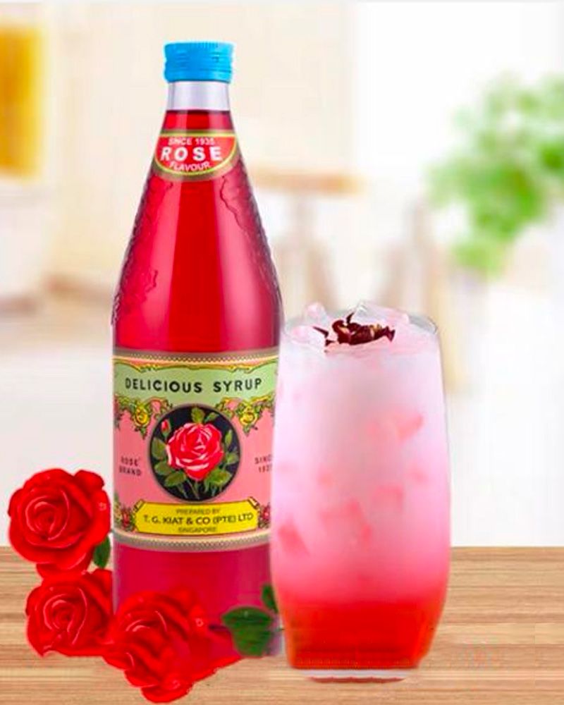 Recipes T.G. Kiat Rose Brand Rose Syrup
